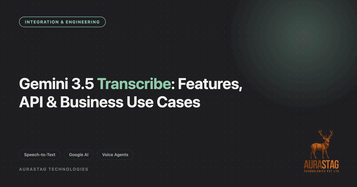 Gemini 3.5 Transcribe: Features, API & Business Use Cases